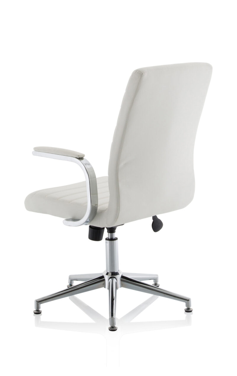 Cain Medium Back Leather Executive Office Chair with Arms - Image 24