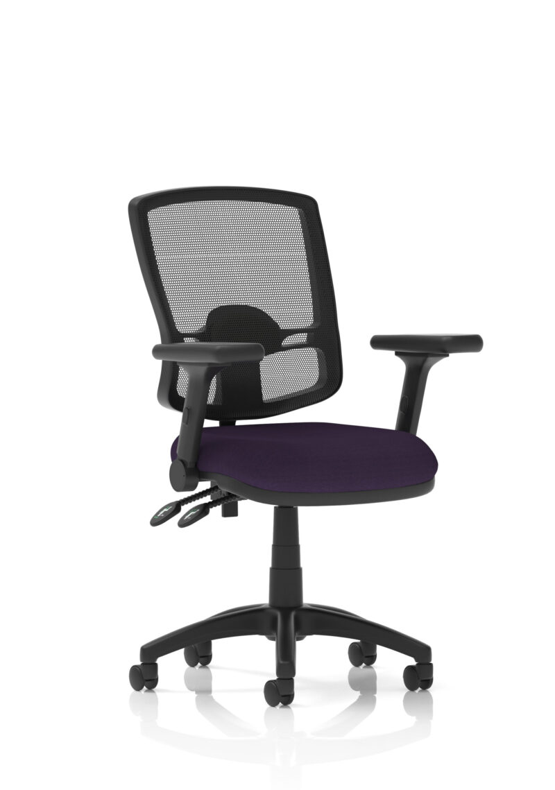 Nova Plus II Deluxe Mesh Back Task Operator Office Chair - Image 60