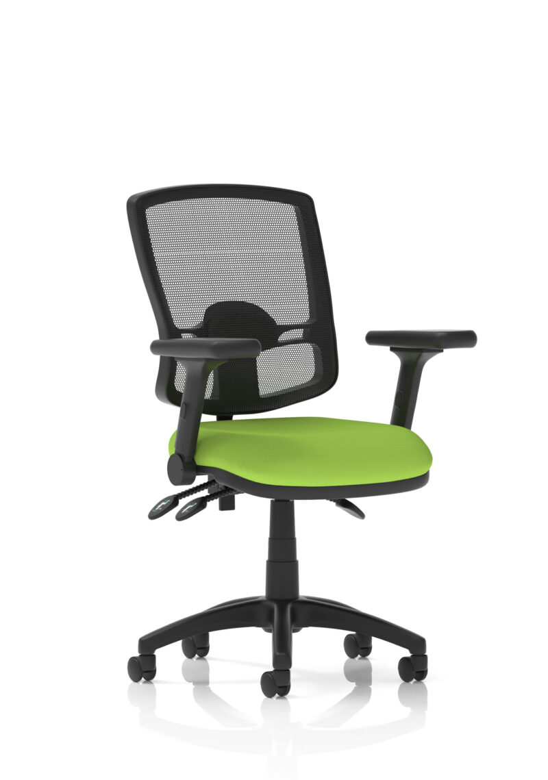 Nova Plus III Deluxe Medium Mesh Back Task Operator Office Chair - Image 51