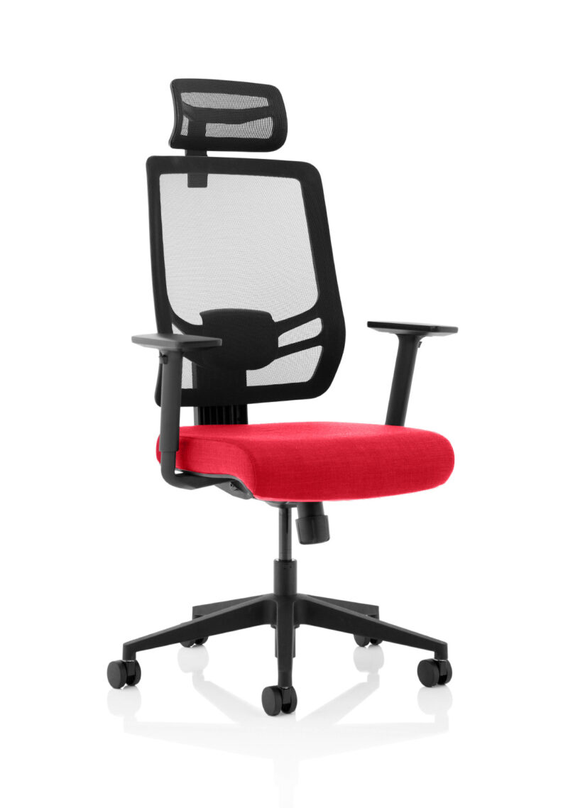 Aligno Twist High Mesh Back Alignonomic Task Operator Office Chair with Arms - Image 32