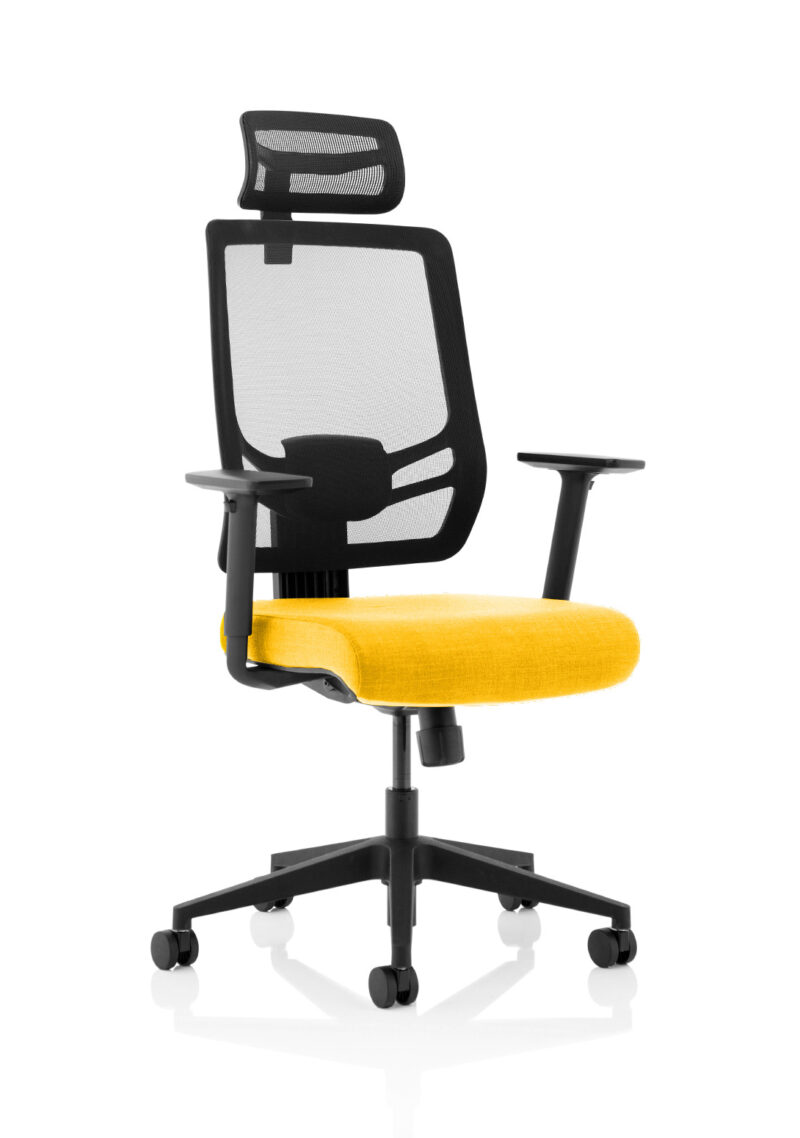 Aligno Twist High Mesh Back Alignonomic Task Operator Office Chair with Arms - Image 60