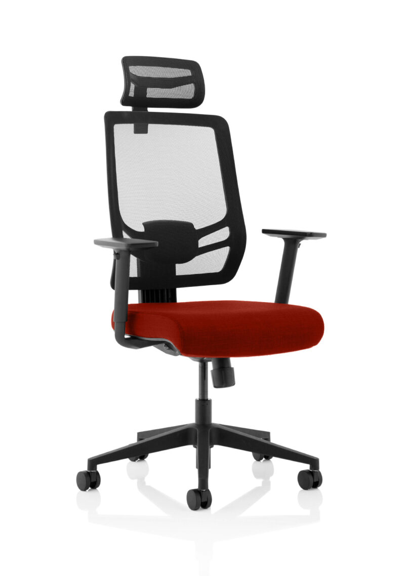 Aligno Twist High Mesh Back Alignonomic Task Operator Office Chair with Arms - Image 67
