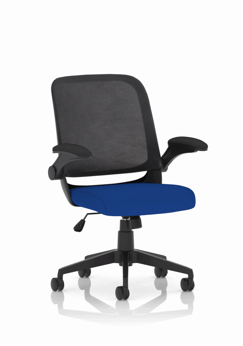 Team Task Operator Mesh Chair With Folding Arms - Image 14