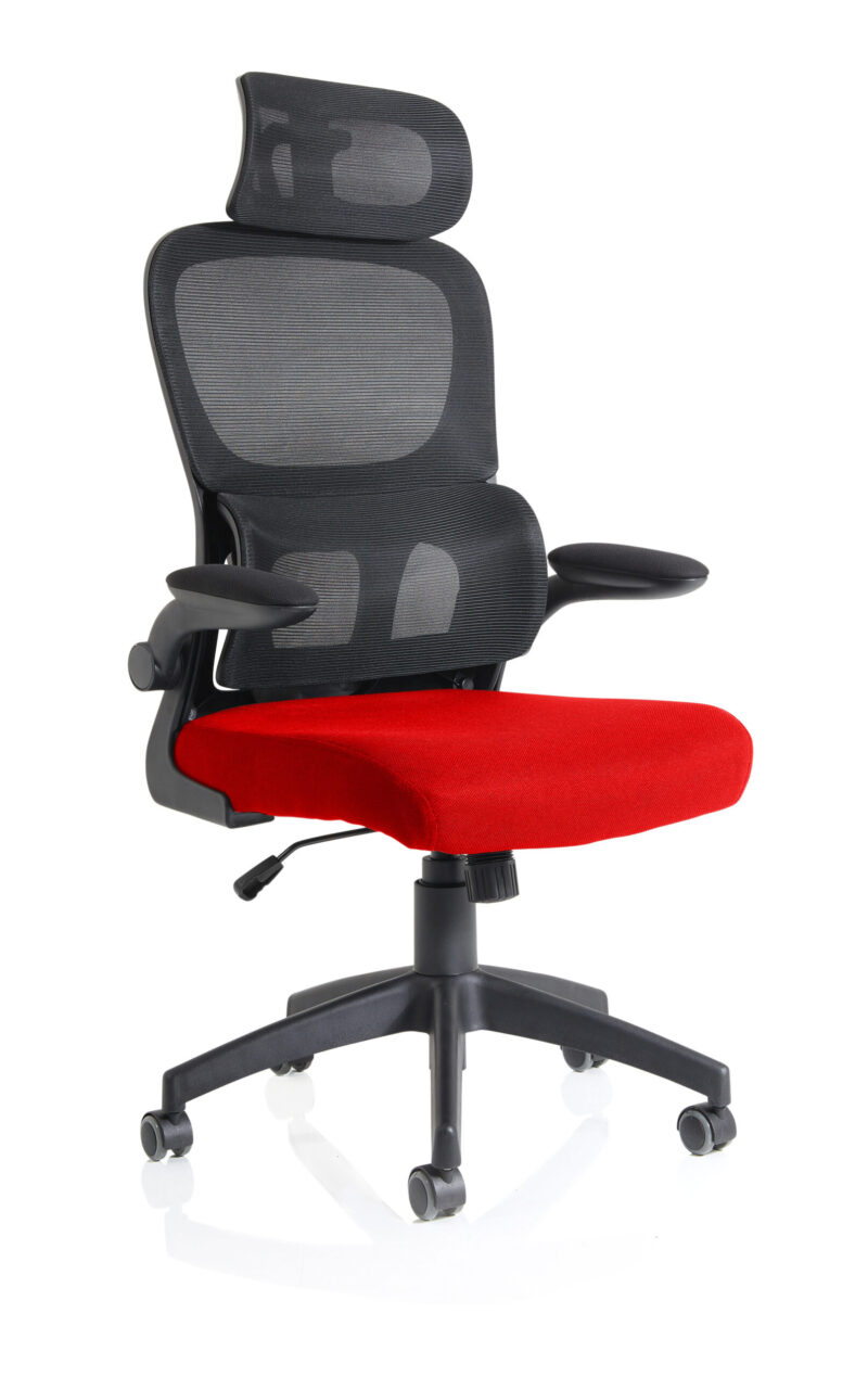 Bloom Task Operator Mesh Back Fabric Seat With Headrest - Image 9