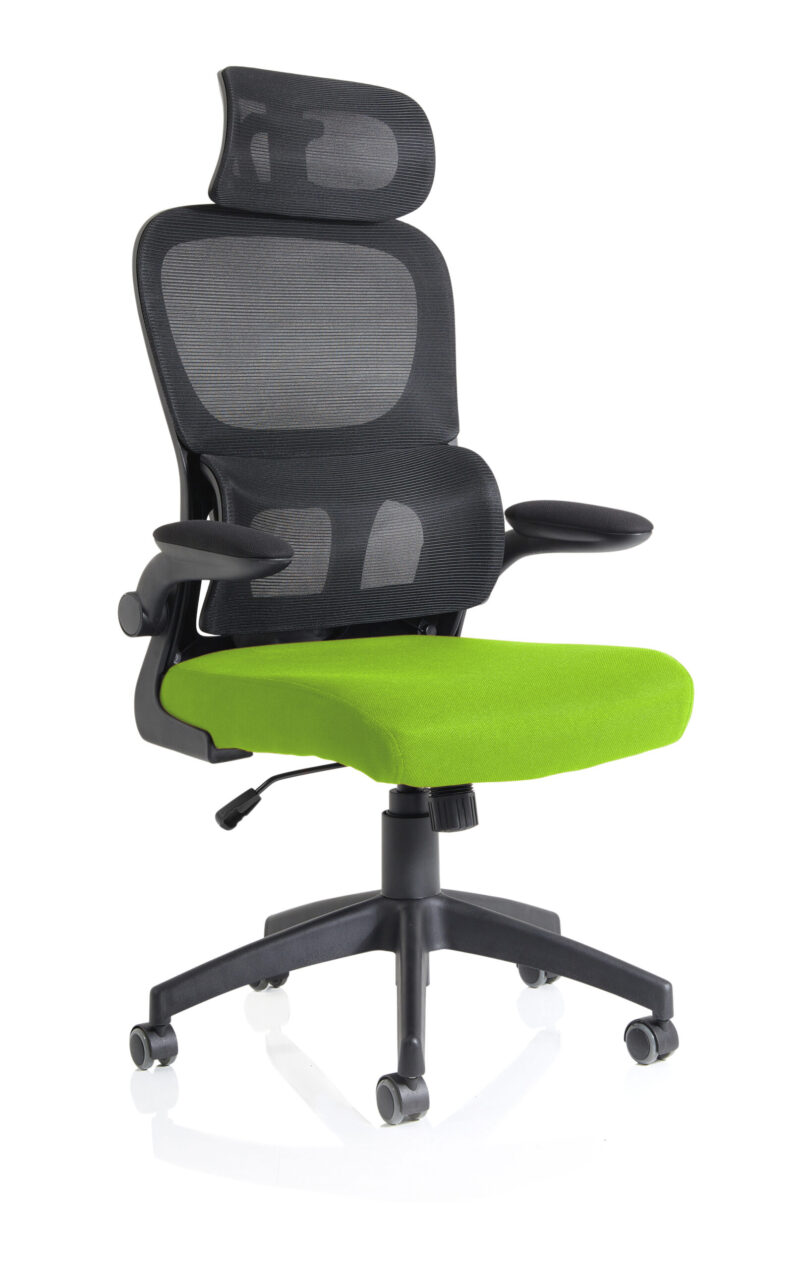 Bloom Task Operator Mesh Back Fabric Seat With Headrest - Image 17