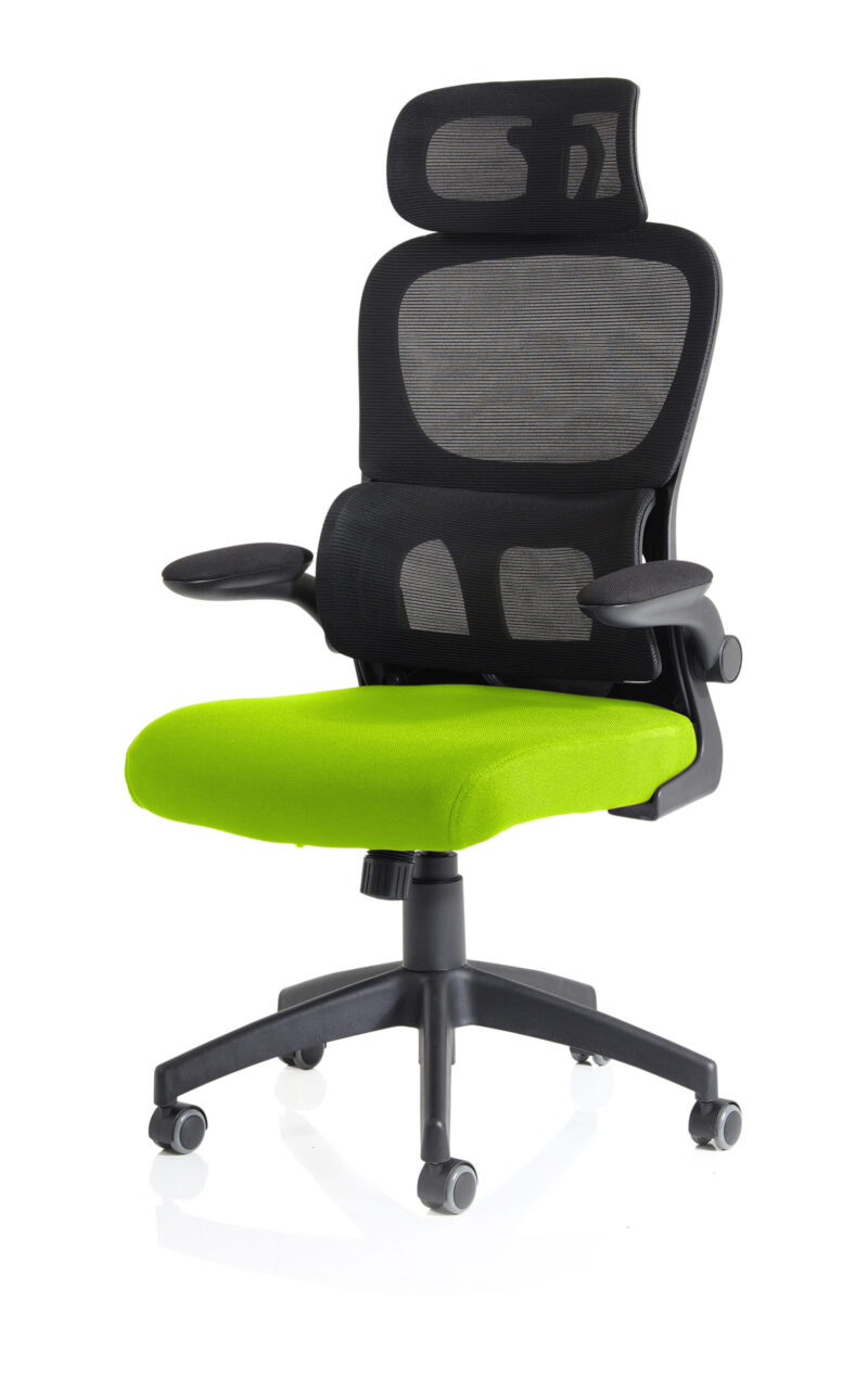 Bloom Task Operator Mesh Back Fabric Seat With Headrest - Image 19