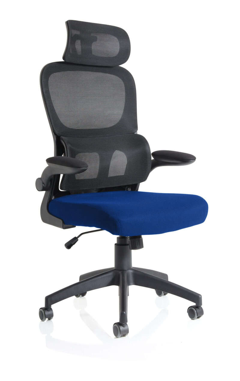 Bloom Task Operator Mesh Back Fabric Seat With Headrest - Image 25