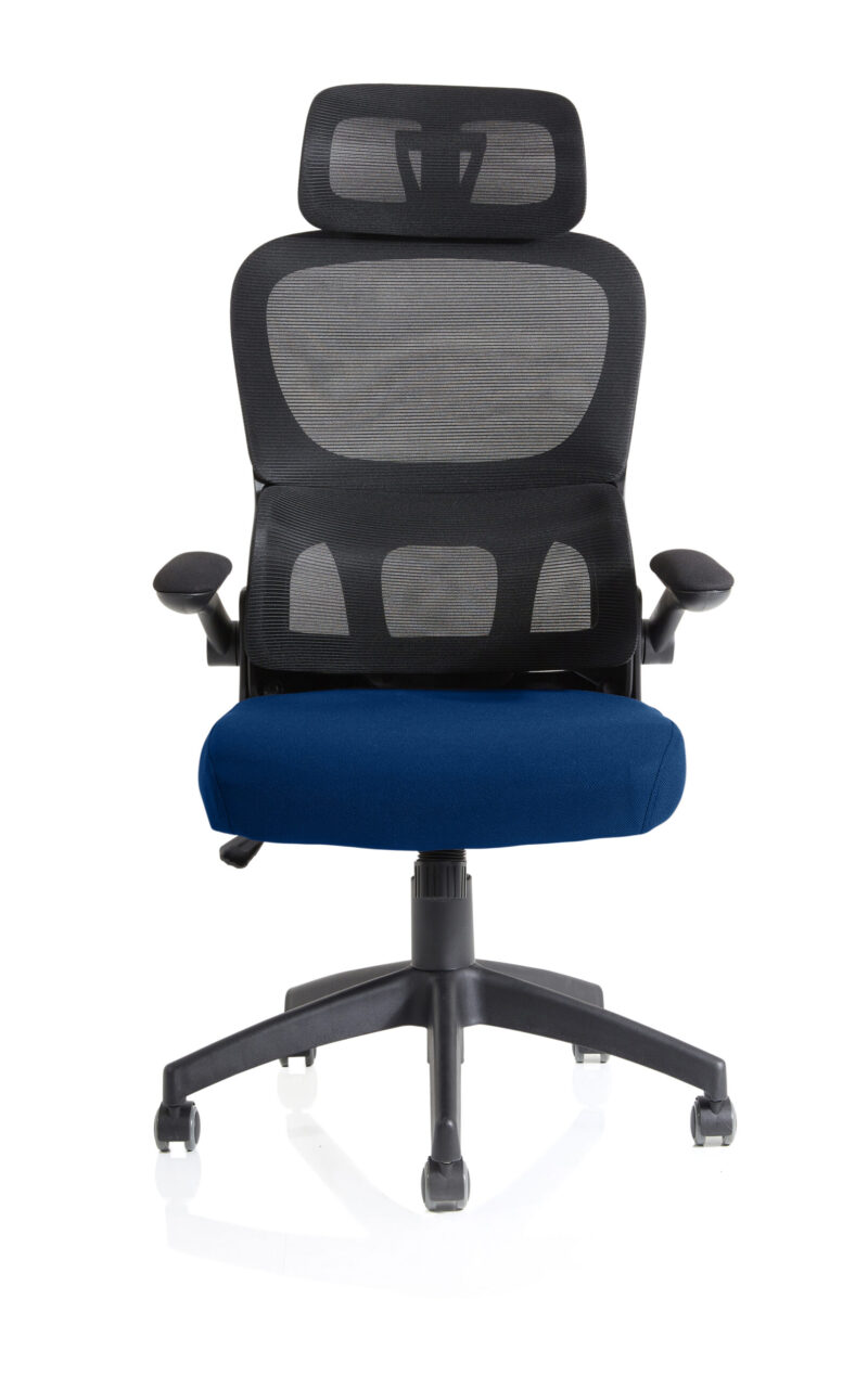 Bloom Task Operator Mesh Back Fabric Seat With Headrest - Image 26