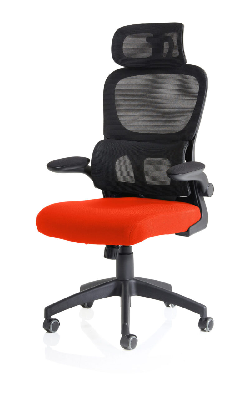 Bloom Task Operator Mesh Back Fabric Seat With Headrest - Image 35