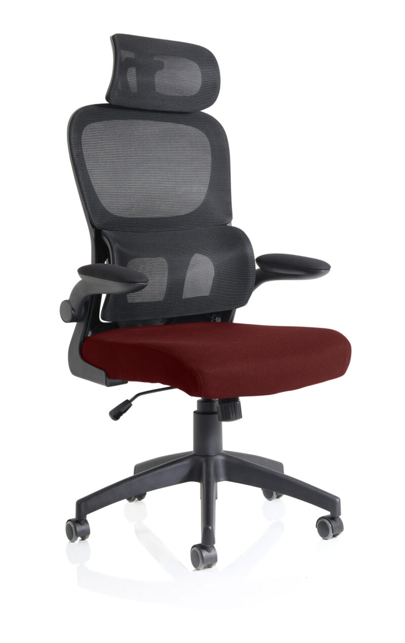 Bloom Task Operator Mesh Back Fabric Seat With Headrest - Image 49