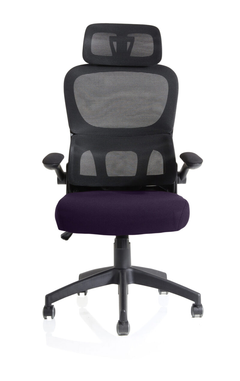Bloom Task Operator Mesh Back Fabric Seat With Headrest - Image 66
