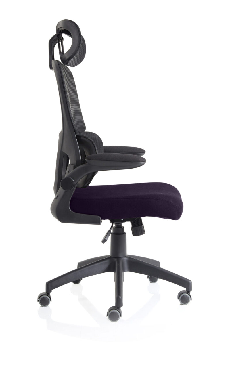 Bloom Task Operator Mesh Back Fabric Seat With Headrest - Image 72