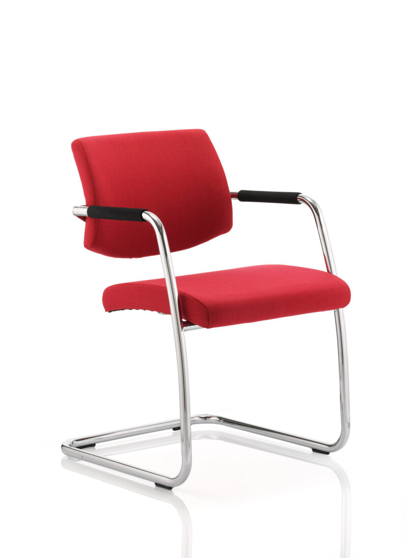 Kingston Medium Back Cantilever Visitor Chair with Arms - Image 12