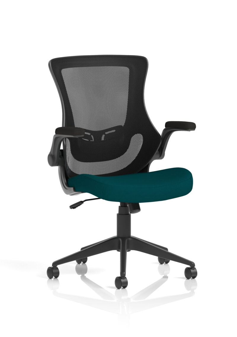 GalaxyX Black Mesh Back Chair - Image 7