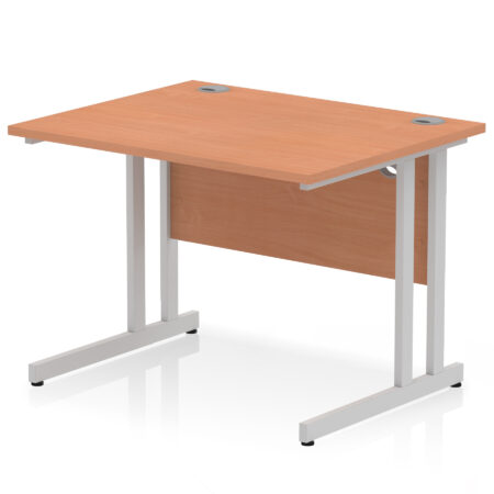 Surge 1000mm Straight Desk Cantilever Leg