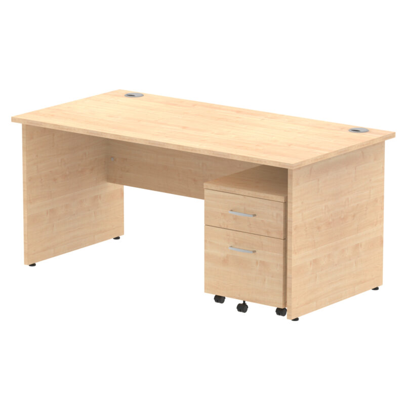 Surge Panel End Straight Desk With Mobile Pedestal - Image 29