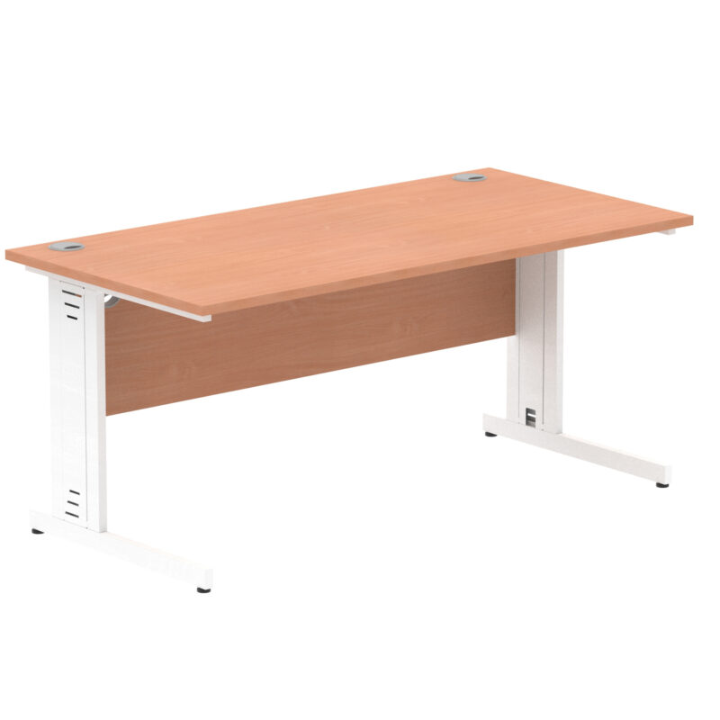 Surge 1600mm Straight Desk Cable Managed Leg - Image 11
