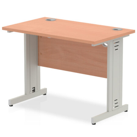 Surge 1000mm Slimline Desk Cable Managed Leg
