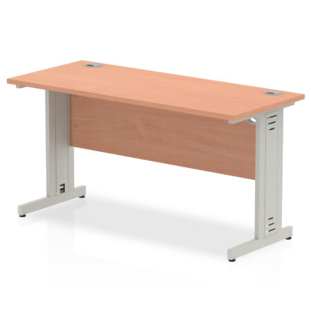 Surge 1400mm Slimline Desk Cable Managed Leg