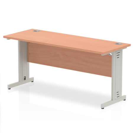 Surge 1600mm Slimline Desk Cable Managed Leg