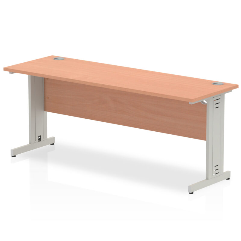 Surge 1800mm Slimline Desk Cable Managed Leg