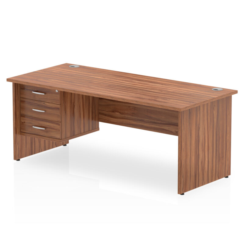 Surge 1800mm Panel End Straigh Desk With Single Fixed Pedestal - Image 23