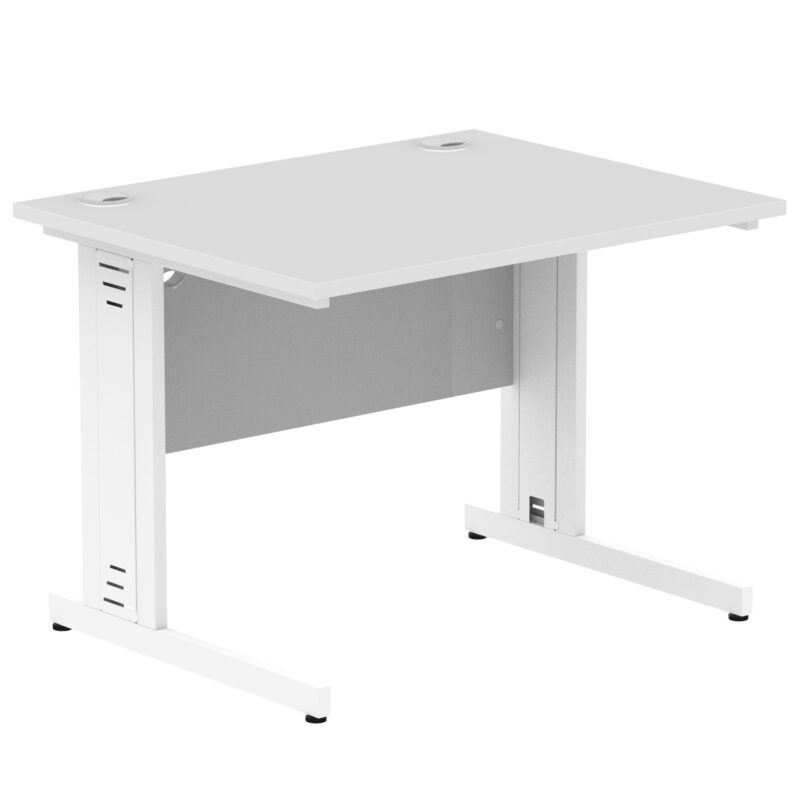Surge 1000mm Straight Desk Cable Managed Leg - Image 91