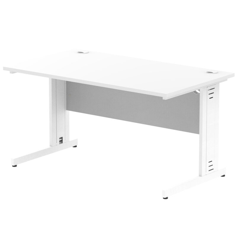 Surge 1400mm Straight Desk Cable Managed Leg - Image 89