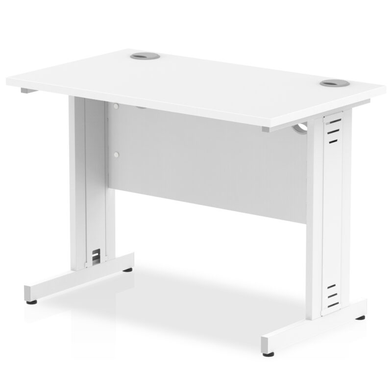 Surge 1000mm Slimline Desk Cable Managed Leg - Image 11