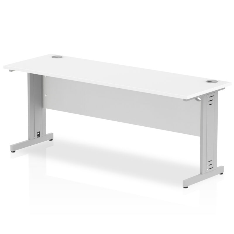Surge 1800mm Slimline Desk Cable Managed Leg - Image 11
