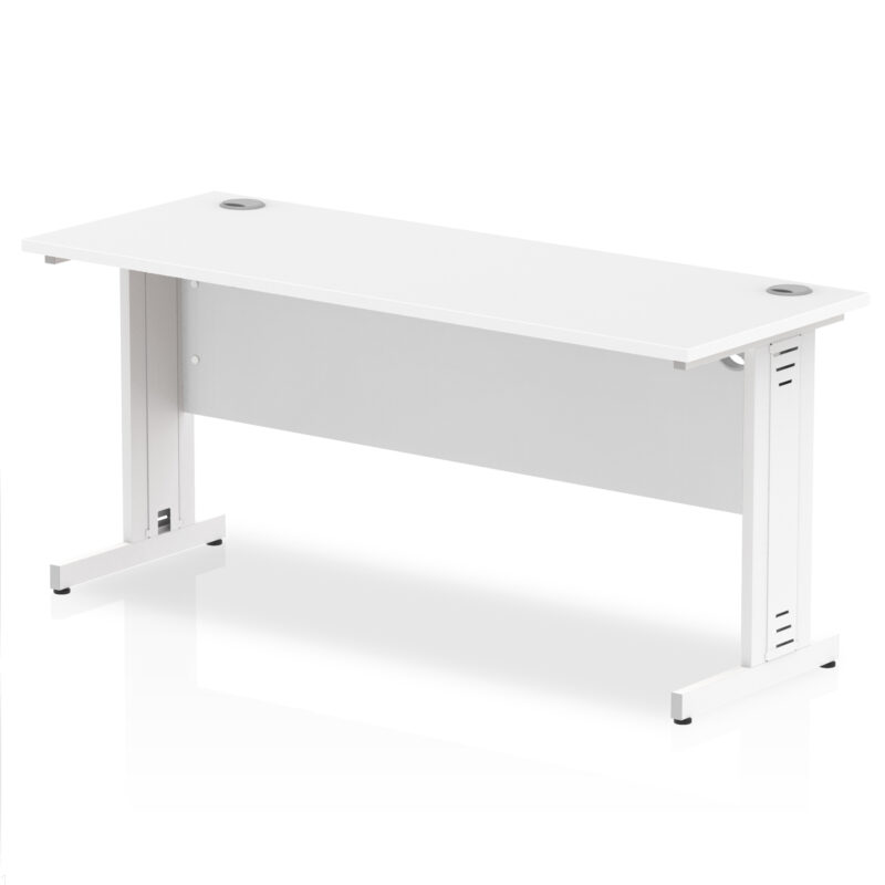 Surge 1600mm Slimline Desk Cable Managed Leg - Image 12