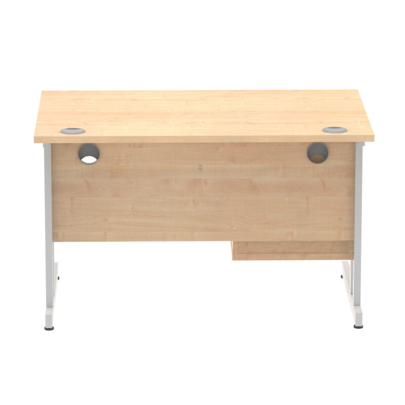 Surge 1200mm Cantilever Straight Desk With Single Fixed Pedestal - Image 84
