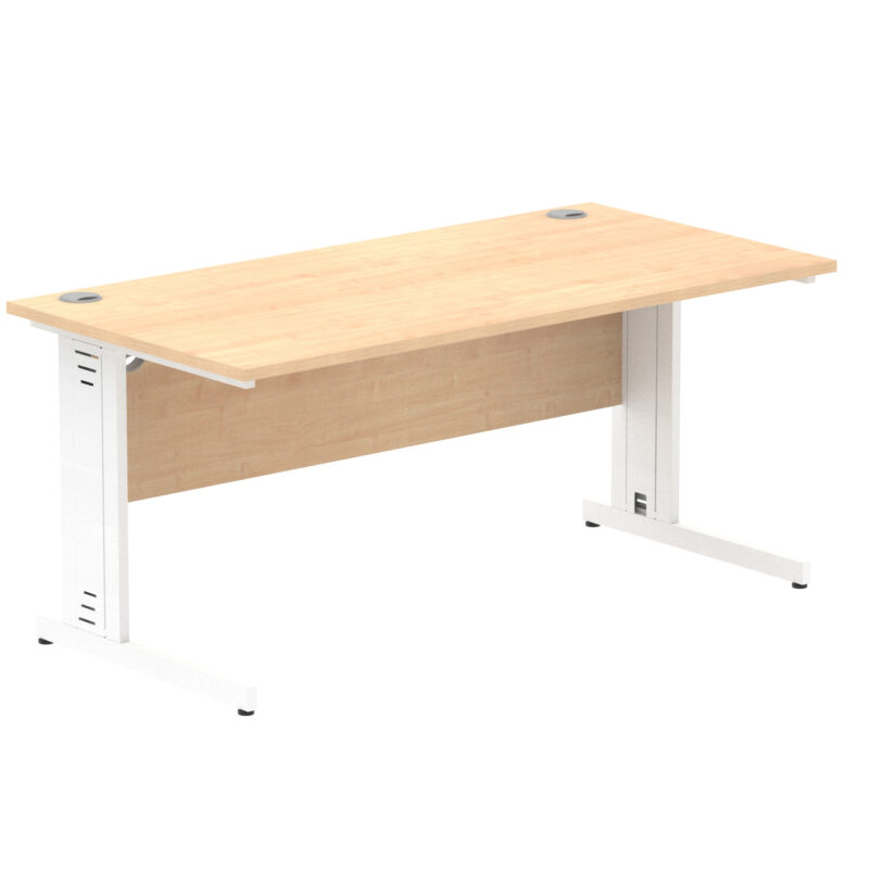 Surge 1600mm Straight Desk Cable Managed Leg - Image 43