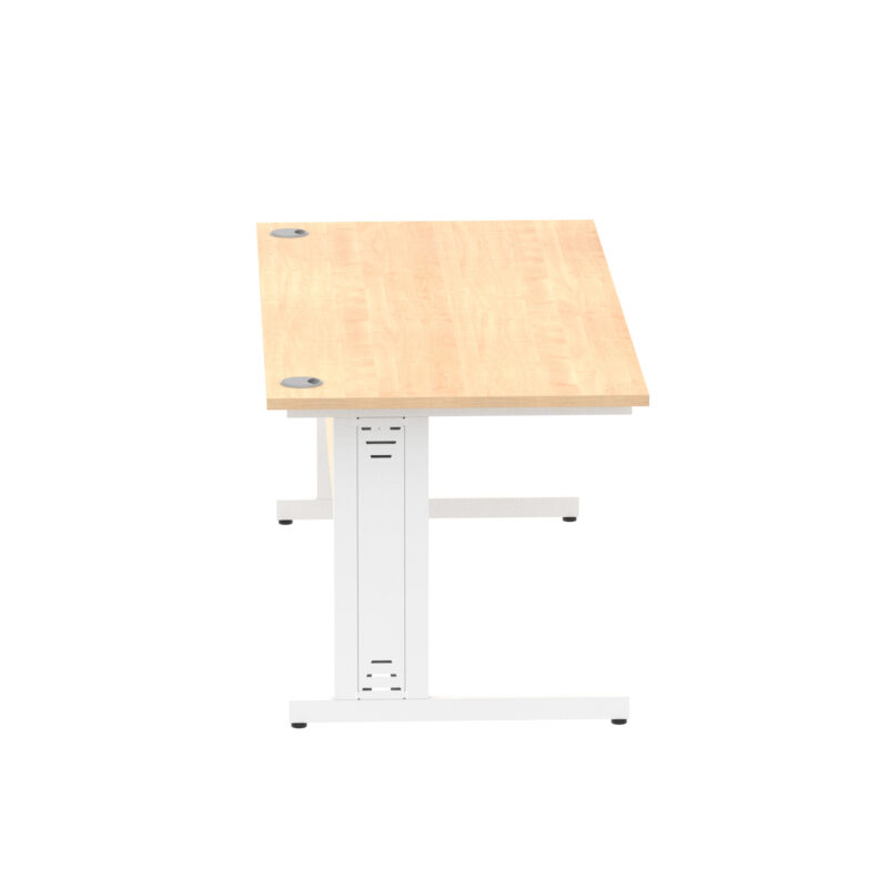 Surge 1800mm Straight Desk Cable Managed Leg - Image 44