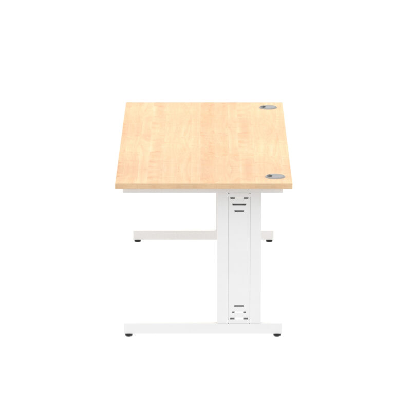 Surge 1800mm Straight Desk Cable Managed Leg - Image 48