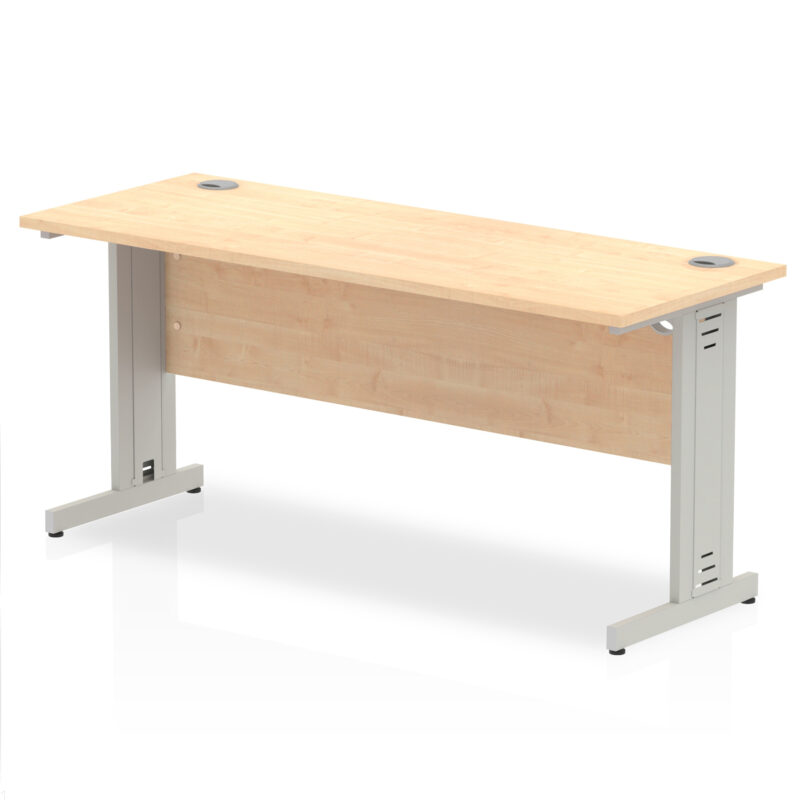 Surge 1600mm Slimline Desk Cable Managed Leg - Image 5