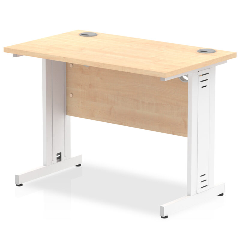 Surge 1000mm Slimline Desk Cable Managed Leg - Image 6