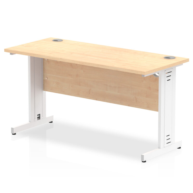 Surge 1400mm Slimline Desk Cable Managed Leg - Image 6