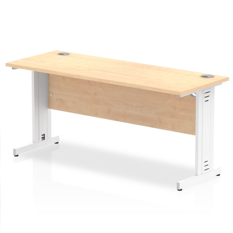 Surge 1600mm Slimline Desk Cable Managed Leg - Image 6