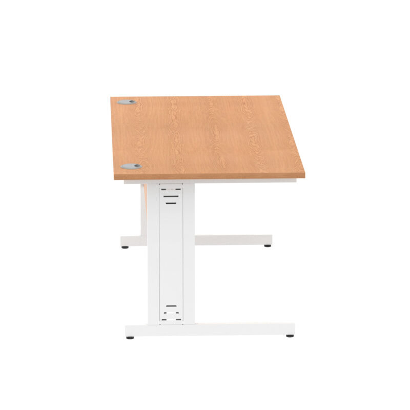 Surge 1600mm Straight Desk Cable Managed Leg - Image 60