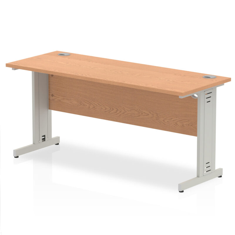 Surge 1600mm Slimline Desk Cable Managed Leg - Image 7