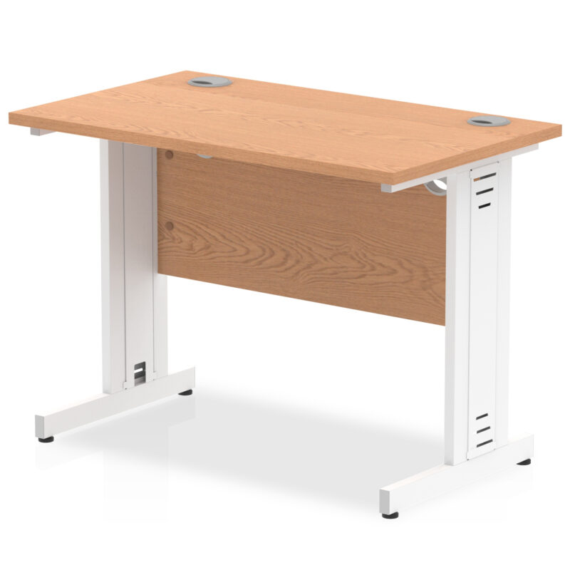 Surge 1000mm Slimline Desk Cable Managed Leg - Image 8