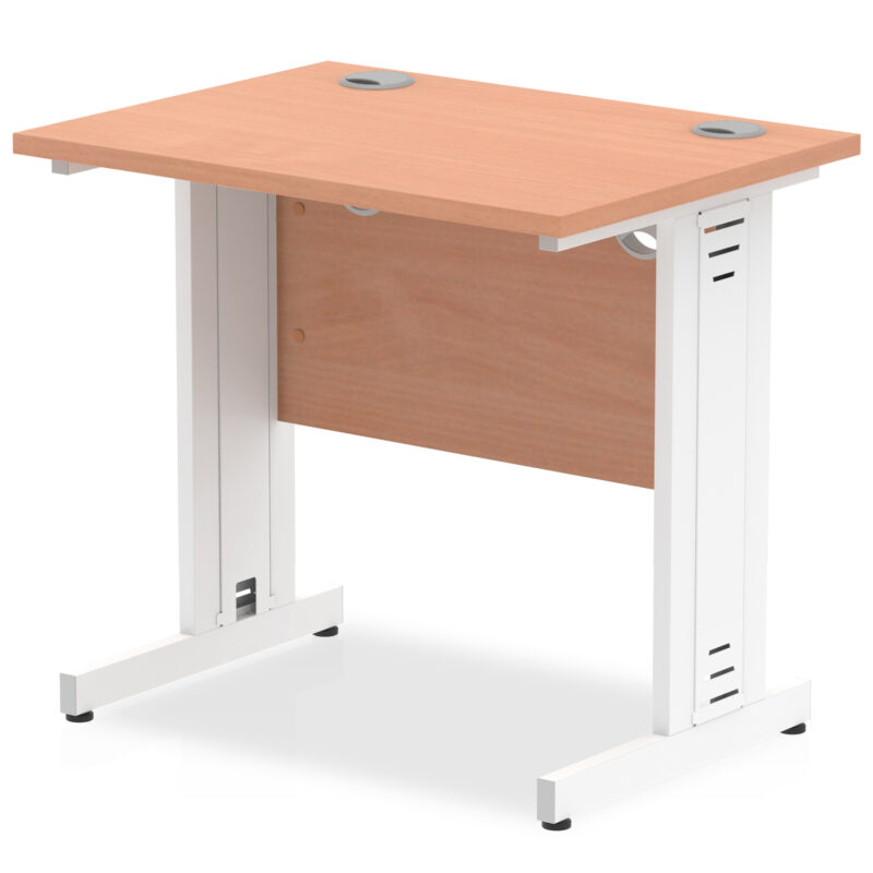 Surge 800mm Slimline Desk Cable Managed Leg - Image 2