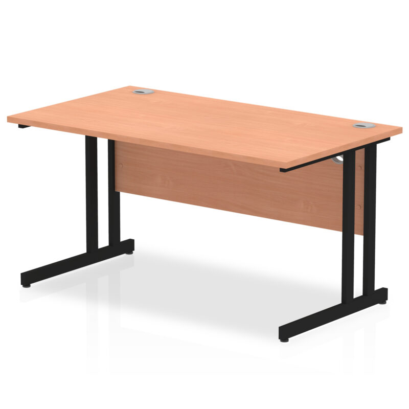 Surge 1400mm Straight Desk Cantilever Leg - Image 10