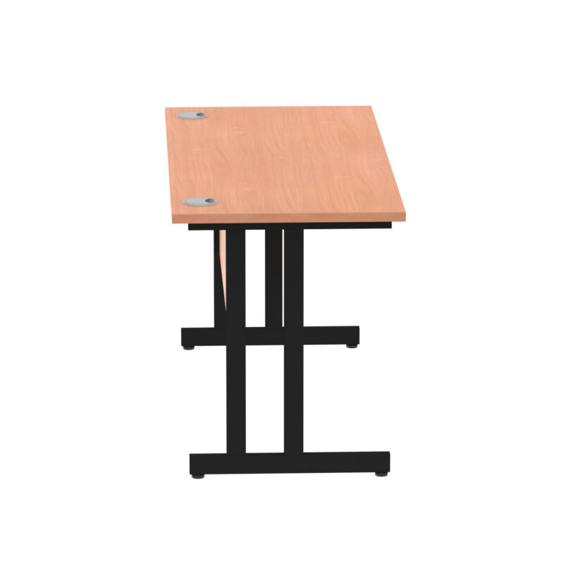 Surge 1400mm Slimline Desk Cantilever Leg - Image 100