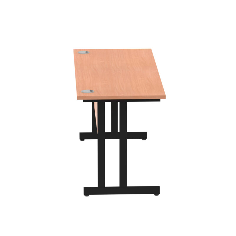 Surge 1600mm Slimline Desk Cantilever Leg - Image 100