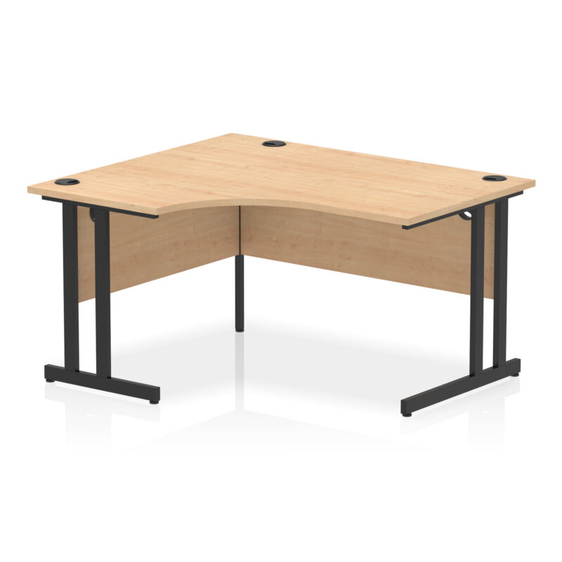 Surge 1400mm Left Crescent Desk Cantilever Leg - Image 15