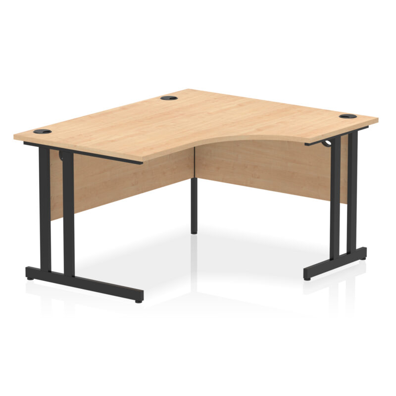 Surge 1400mm Right Crescent Desk Cantilever Leg - Image 15