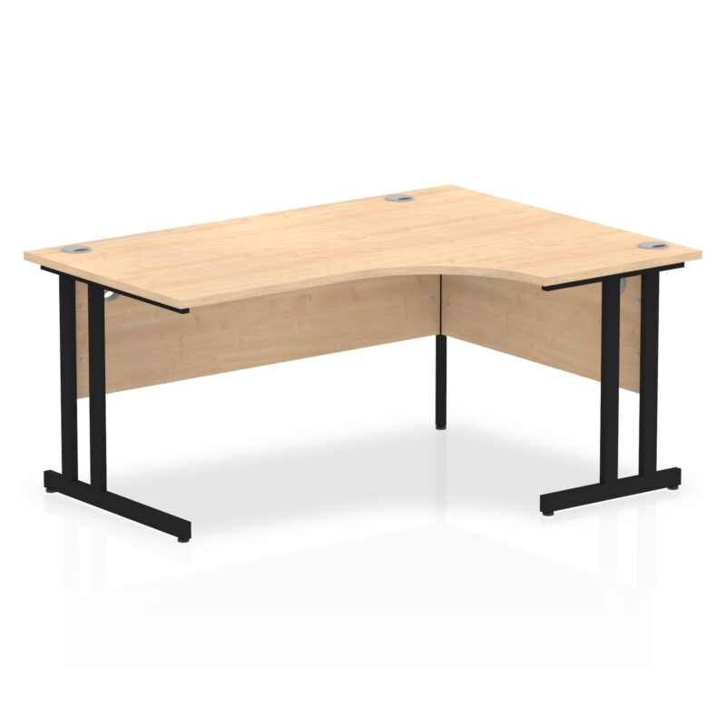Surge 1600mm Right Crescent Desk Cantilever Leg - Image 15