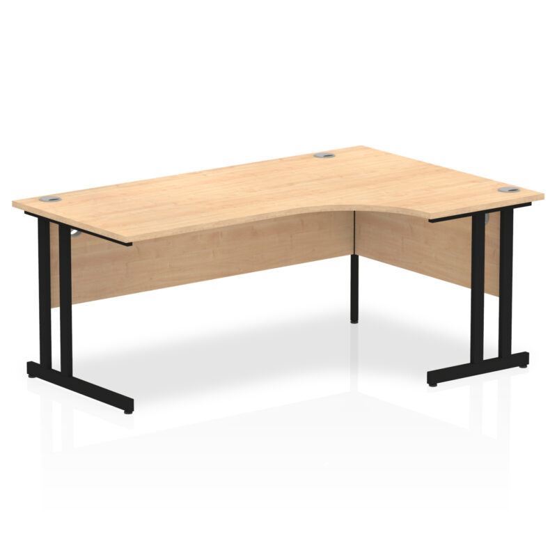 Surge 1800mm Right Crescent Desk Cantilever Leg - Image 15